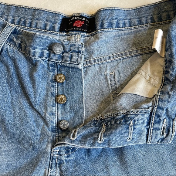 American Eagle Outfitters vintage dungarees size 10 runs small - Picture 4 of 10